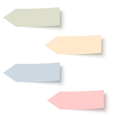 sticky papers collection arrows