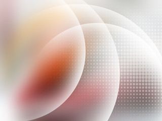 White circle abstract gradient background. Overlay lights sphere backdrop illustration 