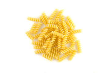 Macaroni isolated on white background