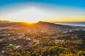 Sunset in Rhodes