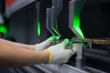 hand with network cable