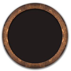 Circle chalkboard