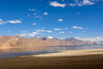 Fototapeta na wymiar Pangong lake, Ladakh, India