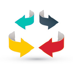 Arrows. Vector Arrow Symbol Set.