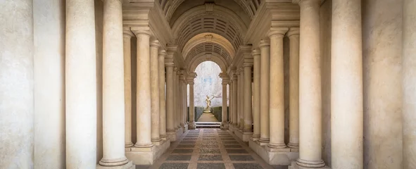 Poster Luxury palace with marble columns in Rome © Paolo Gallo