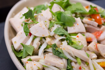 Spicy salad (Yum Moo yor)