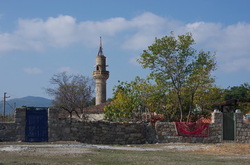 Obraz premium Mosque of Adatepe, Canakkale / Turkey