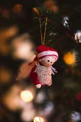 Elf Christmas decoration hanging