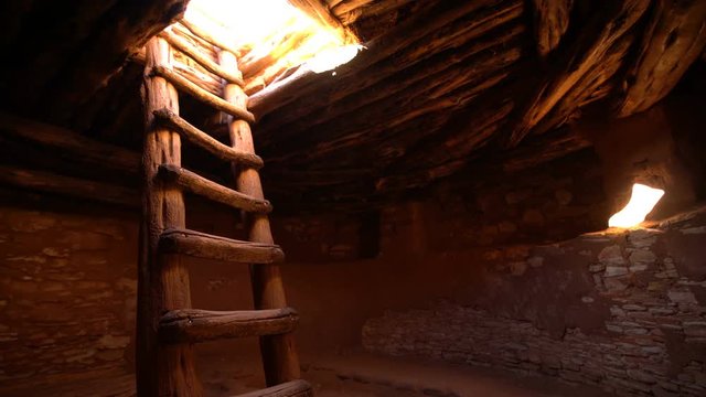 Edge Of Cedars Native American Ruins Ancestral Puebloan Site in Utah USA