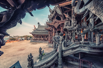 Sanctuary of truth in Naklua Pattaya