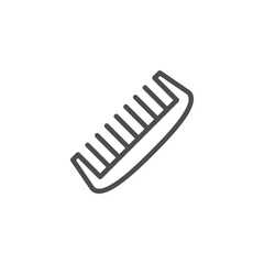 Comb line icon