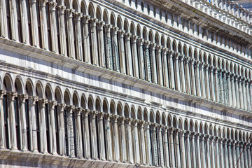 Procuratie Vechio palace in San Marco square in Venice, Italy