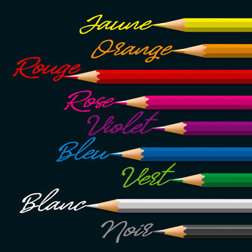 Crayons De Couleur De Dessin De Bébé Sur La Feuille De Papier. Art De Bébé  Photo stock - Image du crayons, retrait: 169744252