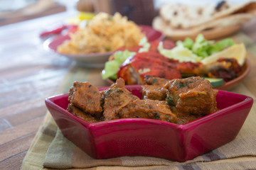 Handmade tandoori Grill Indian food