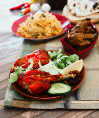 Indian food chicken Tikka Grill Flavor