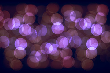 defocused pattern of lights with bokeh