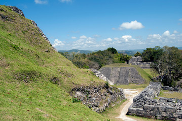 Xunantunich, an Ancient Mayan archaeological site in western Belize
