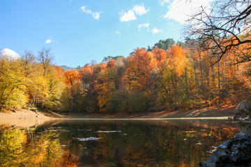 seven Lakes National Park, Autumn, Turkey