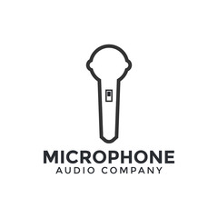 Microphone icon graphic design template