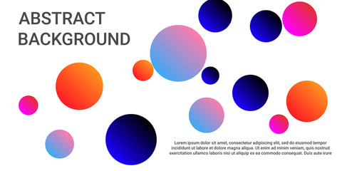 Gradients balls shapes.