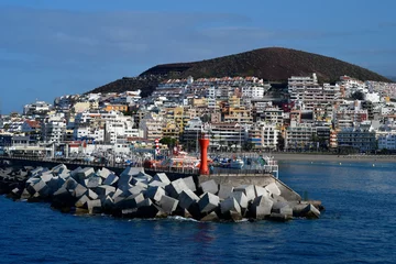 Foto op Plexiglas Spain, Canary Islands, Tenerife, Los Cristianos © fotofritz16