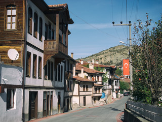 Fototapeta na wymiar Traditional Turkish Houses of Goynuk, Bolu / Turkey