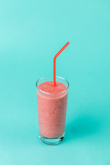 pink fresh beverage for children. vitamins , health and body care. wellbeing