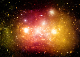 Fototapeta premium galaxy in a free space