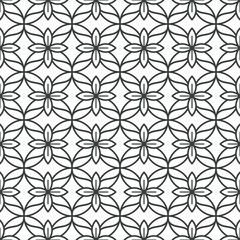 Art Deco Batik Seamless Pattern Decorative Background