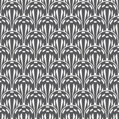 Fototapeta na wymiar Art Deco Batik Seamless Pattern Decorative Background