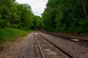 Curving Railroad