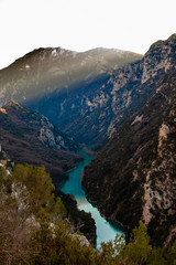 Fototapeta na wymiar Grand Canyon of the Gorges du Verdon