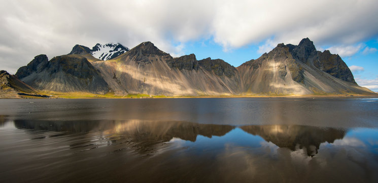 Vesturhorn Mountain near Hofn, Iceland