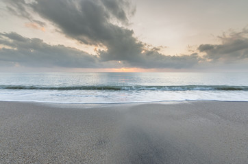 Wave on beach of southern Thailand.