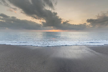 Wave on beach of southern Thailand.