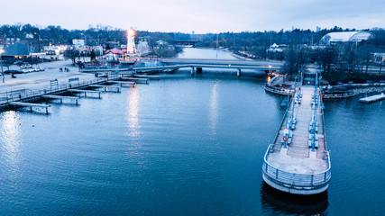 Pier in Canada at Sunset