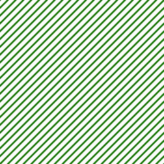 Diagonal Stripes Seamless Pattern - Thin green diagonal stripes on white background