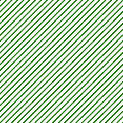 Diagonal Stripes Seamless Pattern - Thin green diagonal stripes on white background