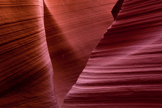 Lower Antelope Canyon Rock Formations, Arizona.
