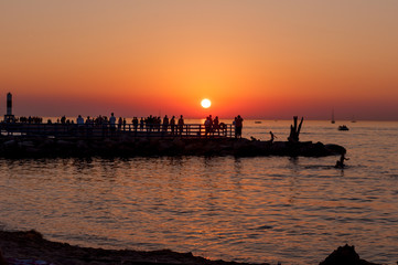 Sunset at Holland Beach
