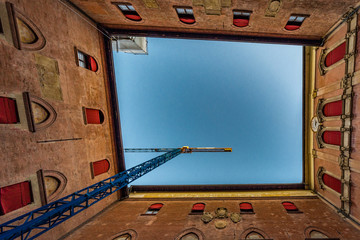 crane in square from bottom © Vivida Photo PC