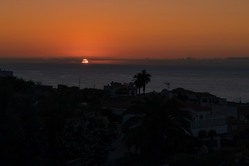 Puesta de sol Santa Cruz de Tenerife
