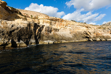 Fototapeta na wymiar Cliffs in Malta