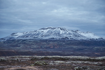 Mountain at Thingvellir NAtional Park Iceland