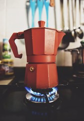 Red Coffee maker