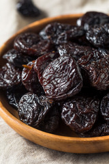 Raw Organic Dry  Prunes