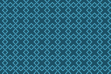 Winter blue stylish digital geometric background with different shapes.
