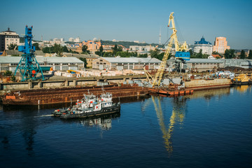Fototapeta premium Boat in Port