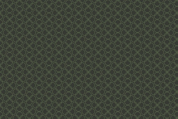 Green stylish digital geometric background with different shapes.