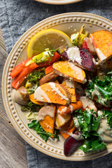 Cooked Organic Vegan Veggie Buddha Bowl